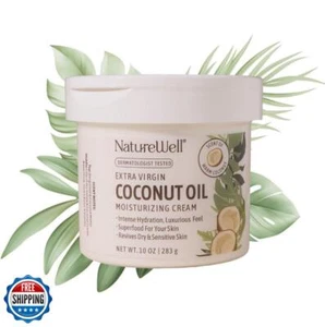 NATURE WELL Hydrate and Soften Coconut Oil Moisturizing Cream for Face, Body, - Picture 1 of 5