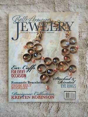 Belle Armoire Jewelry Magazine Winter 2012 Bead Work Mixed Media Ear Cuffs Belt Foto 1 de 4