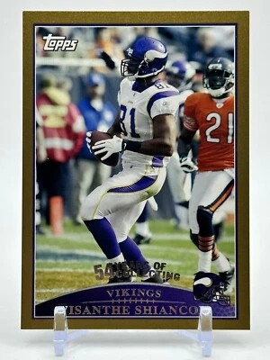 2009 Topps Gold /2009 Visanthe Shiancoe #143 - Image 1 of 2