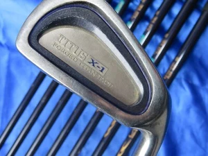 Maruman TITUS X-1 R-flex 8pc IRONS SET Golf CLUBS Majesty JAPAN VER. NWO - Picture 1 of 7