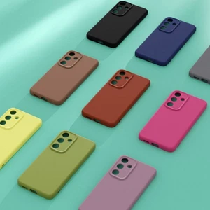 Funda de móvil para Samsung Galaxy S25 S24 S23 S22 Ultra Plus funda de silicona líquida - Imagen 1 de 27