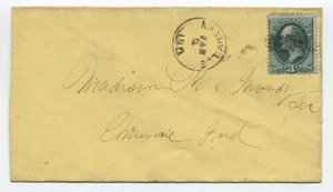 1870s Nashville IN 3ct copertina banconote [7002.90] - Foto 1 di 3