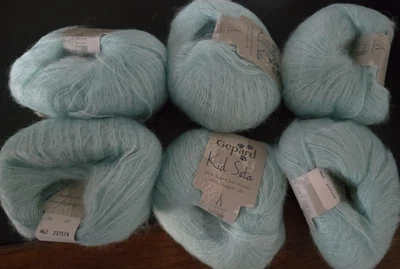 Hilo de encaje Gepard Garn Kid Seta - 462 turquesa claro (6 bolas) Foto 1 de 3