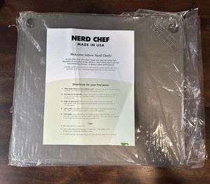 Nerd Chef Pro Steel Stone - High Performance Pizza Baking (14.5" x 16" x .38") - Picture 1 of 3