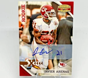 2010 Panini Gridiron Gear Javier Arenas Rookie Auto #08/99 Chiefs RC Alabama SSP - Picture 1 of 3