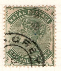 South Africa Natal 1882 Queen Victoria ½d One Halfpenny SG97 Used Greytown CDS - Picture 1 of 1