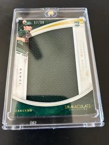 2016 Panini Immaculate Collection #IJ-SM Sean Manaea Patch Rookie RC - Picture 1 of 2