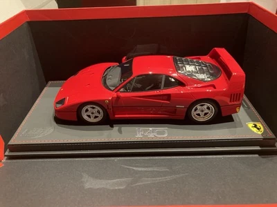 BBR 1/18 FERRARI F40 Rosso Corsa Gianni AGNELLI Personal Car P18151GA 258/300 - Immagine 1 di 4