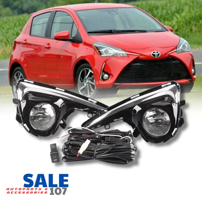 For 2018-2019 Toyota Yaris 4DR Fog Light Bumper Lamp Switch Harness Left+Right - Image 1 of 4
