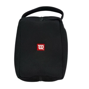 Wilson Sports Golf Shoe Bag With Zipper Preowned Good Condition - Picture 1 of 3