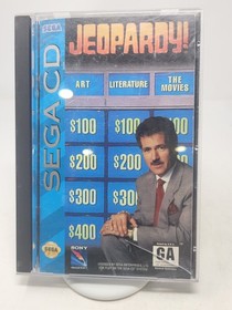 Jeopardy (Sega CD, 1994) Complete In Box CIB - Authentic, Tested, Working