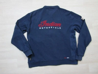 Indian Motorcycles Para Hombre Bordado Cremallera Frontal Sudadera Chaqueta (M) Barbijo Foto 1 de 4