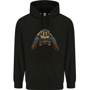A Colourful Turtle Animals Ecology Ocean Childrens Kids Hoodie - Picture 1 of 29