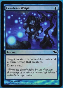 Cerulean Wisps FOIL Shadowmoor PLD Blue Common MAGIC CARD (ID# 505521) ABUGames - Picture 1 of 2