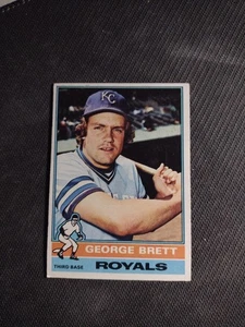 1976 Topps #19 George Brett Kansas City Royals No Creases  - Bild 1 von 2