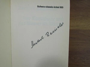 SIGNIERT Der Kommissar und das Messer im Rücken. /// Autogramm Autograph signier - Bild 1 von 3
