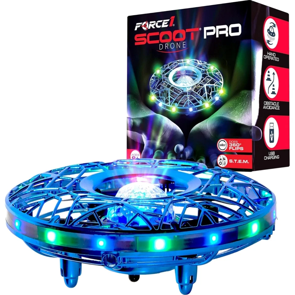 Force1 Scoot Pro Hand Operated Drone for Kids Adults