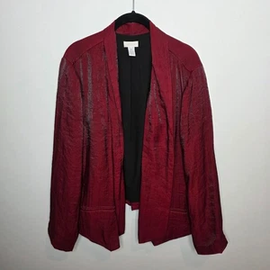 Chico's Jacket Womens 4 (20/22) - Picture 1 of 5