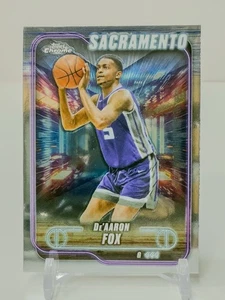 2024-25 Topps Chrome - De'Aaron Fox #109 Basketball - Bild 1 von 2