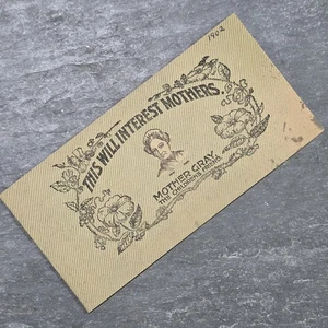 Antique c. 1902 Mother Gray Powders Children's Quack Medicine Advertising Book - Picture 1 of 4