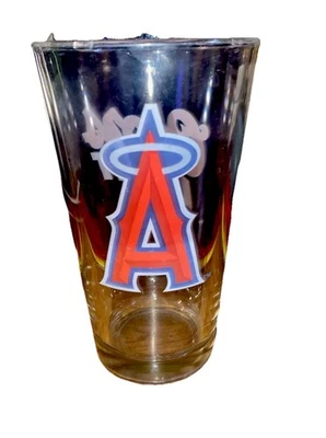 Los Angeles Angels Clear Shot Glass Coors Light Drink Pint Glass Bar 6” Tall - Image 1 of 3