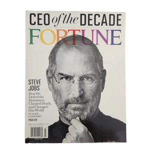 Fortune Magazine Steve Jobs Cover CEO of the Decade No Label November 23, 2009 - Picture 1 of 10