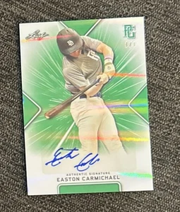 2021 Leaf Perfect Game 1/1 Auto Easton Carmichael - Picture 1 of 2