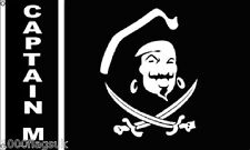 Pirate Captain M Hook 5'x3' Flag - LAST FEW