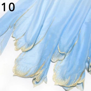 1M DIY Chinese Hanfu Floral Embroideried Fabric Sewing Material Gradient Color - Picture 1 of 41