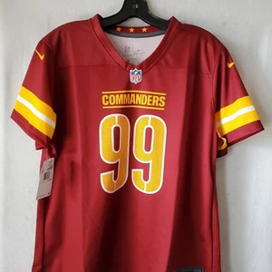 Chase Young Washington Commanders Jersey Women's XL Red On Field Apparel NWT - Picture 1 of 11