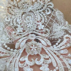 Sparkling Costumes Applique Motif Beaded Embroidery Patch Craft Embellished - Picture 1 of 2