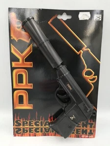 PPK Walther Special Agent 007 Toy Cap Gun w/ Silencer, Wicke, Lone Star, Germany - Picture 1 of 4