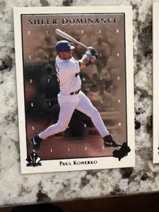 Tarjeta de dominio pura auténtica Sp Upper Deck 1998 La Dodgers Paul Konerko #SD28 - Imagen 1 de 1