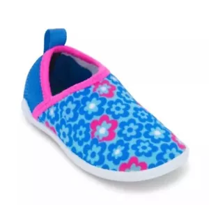 Speedo Toddler Girls' Medium Size M 7-8 Booties Water Shoes, Floral - Picture 1 of 9