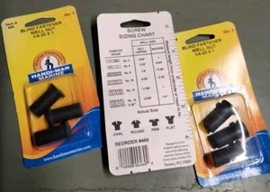 Handi-man Marine Blind Fastener Well Nut 1/4-20×1 LOT OF 3 - Bild 1 von 3