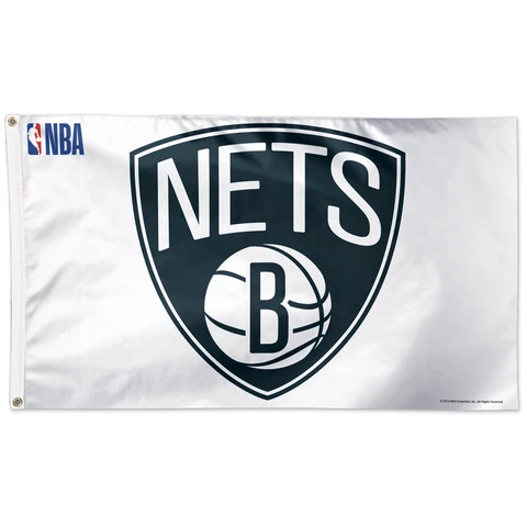 WinCraft Brooklyn Nets 3' x 5' Logo One-Sided Flag Cover