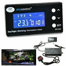 LCD Digital Reptile Thermostat Fish Day/Night Dimming Timer Temp Controller