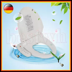 Bidet Sitz Smart Dusch WC Bidet Aufsatz Toilettensitz Elektrisch Gewärmter Sitz - Bild 1 von 14