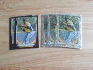 Josh Bell 2014 Bowman Draft Silver Ice / Black RC Lot (5) - Bild 1 von 1