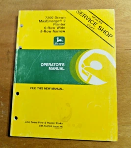 John Deere 7200 Max Emerge 2 Planter 6 Row Wide Row Narrow Planter Manual - Picture 1 of 2