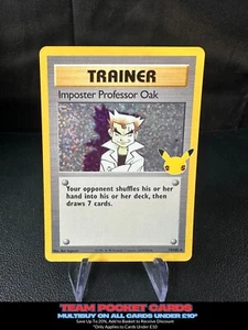 Imposter Professor Oak 73/102, Celebrations, Pokemon, NM - Picture 1 of 3