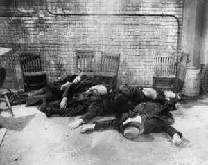Grim St Valentines Day Massacre Scene 8x10 Reprint Of Old Photo - Picture 1 of 1