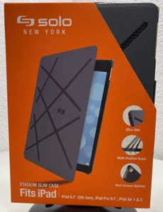 Solo New York Stadium Slim Tablet Case Fits iPad, Pro, Air 1 & 2 - Picture 1 of 5