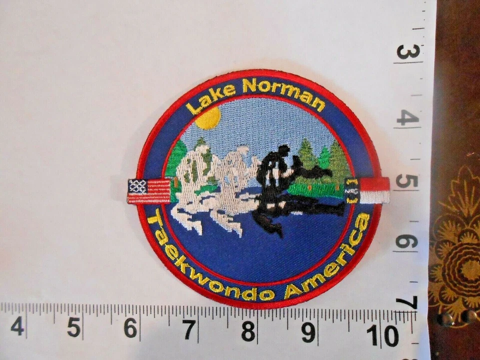 Lake Norman Taekwondo America   Martial Arts Patch  free shipping - Image 1 of 1