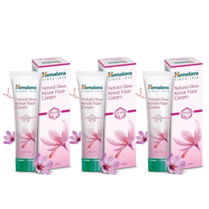3 X Himalaya NATURAL GLOW KESAR FACE CREAM 25gm with Saffron & Alfalfa FREE SHIP - Picture 1 of 1
