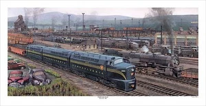 Set di 2 Stampe Edizione Limitata PRR Enola Yard EST & Enola Yard WEST 12"" x 25 - Foto 1 di 2