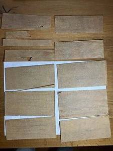 Kibri H0 4119 43119 Mauerplatte braun sand beige RESTE AUS ANLAGENRÜCKBAU - Picture 1 of 7