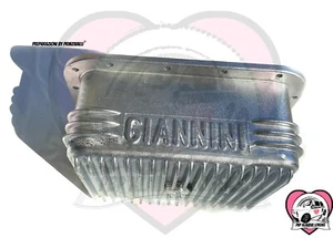 NEW! COPPA OLIO MOTORE GIANNINI 595 3.5 KG ALLUMINIO FIAT 500 126 IMPREGNATA TOP - Picture 1 of 1