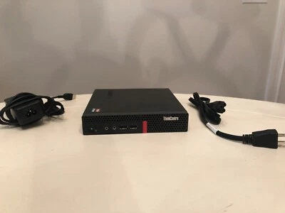 Lenovo ThinkCentre M625q Tiny PC AMD A9-9420e 4GB RAM 128GB SSD Win10 - Image 1 of 3