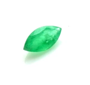 10x5 mm Certified Natural Emerald Marquise Cut 0.88 CTS Untreated Loose Gemstone - Picture 1 of 9